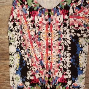 Colorful knit sweater